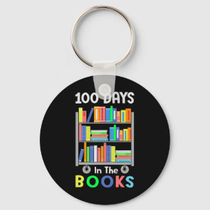 Porte-clés 100 jours dans les livres lecture bibliothécaire e