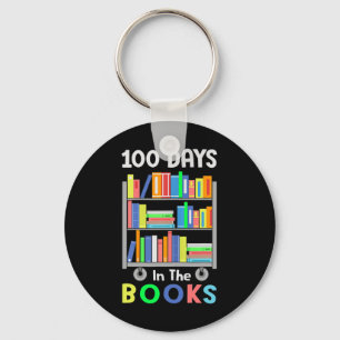 Porte-clés 100 jours dans les livres Lecture Bibliothécaire P