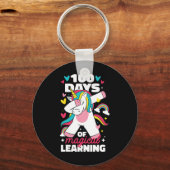 Porte-clés 100 Jours D'Apprentissage Magique 100E Jour D'Écol (Recto)