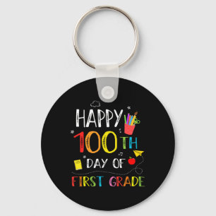 Porte-clés 100 Jours De 1Ème Année Bonne 100Ème Jour De L'Éco