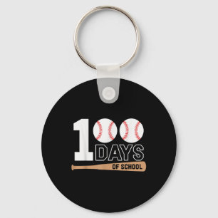 Porte-clés 100 Jours De Baseball Scolaire 100E Jour D'École