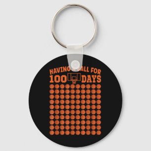 Porte-clés 100 Jours De Basketball Scolaire 100E Jour Pour Le
