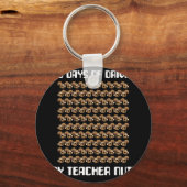 Porte-clés 100 Jours De Conduire Mon Enseignant Nuts D'Écureu (Recto)