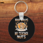 Porte-clés 100 Jours De Conduite Mon Enseignant Nuts 100e Jou (Recto)