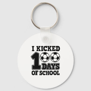 Porte-clés 100 jours de football scolaire