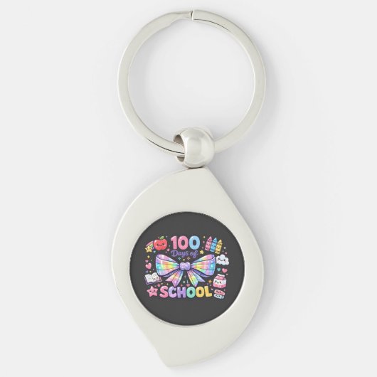 Porte-clés 100 jours d'école (Devant)