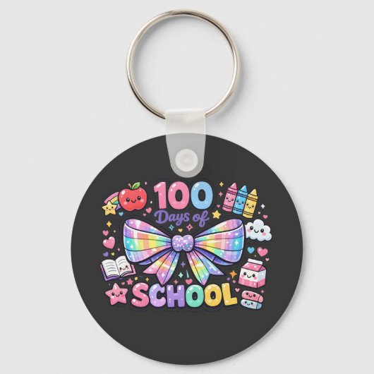 Porte-clés 100 Jours D'École (Recto)