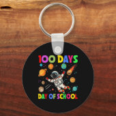 Porte-clés 100 Jours D'École Astronaut Spatial 100E Jour (Recto)