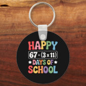Porte-clés 100 Jours D'école Équation Mathématique Groovy 67 (Recto)