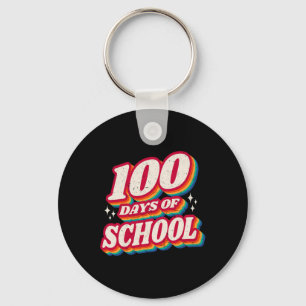 Porte-clés 100 Jours D'École Et Toujours Aimer Il Coeur