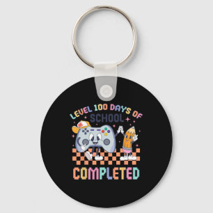 Porte-clés 100 Jours D'École Gamer Garçons Enfants 100ème Jou