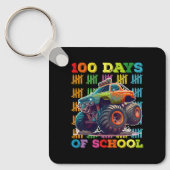 Porte-clés 100 Jours D'École Monster Truck Enseignant Étudian (Recto)