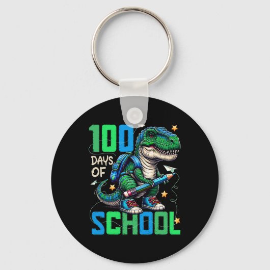 Porte-clés 100 Jours D'École Trex 100 Jours Plus Smarter 100E (Recto)