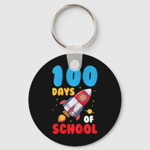 Porte-clés 100 Jours D'Enfants Scolaires 100E Jour D'École