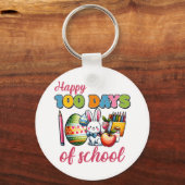 Porte-clés 100 Jours École Garçon Fille Pâques 100 Jour de l' (Recto)