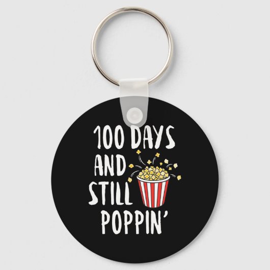 Porte-clés 100 Jours et toujours Poppin Popcorn Enfants 100e  (Recto)