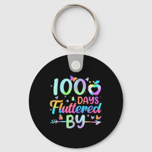 Porte-clés 100 Jours Fluttered By - 100th Day Of School