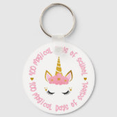 Porte-clés 100 jours magiques d'école (Recto)