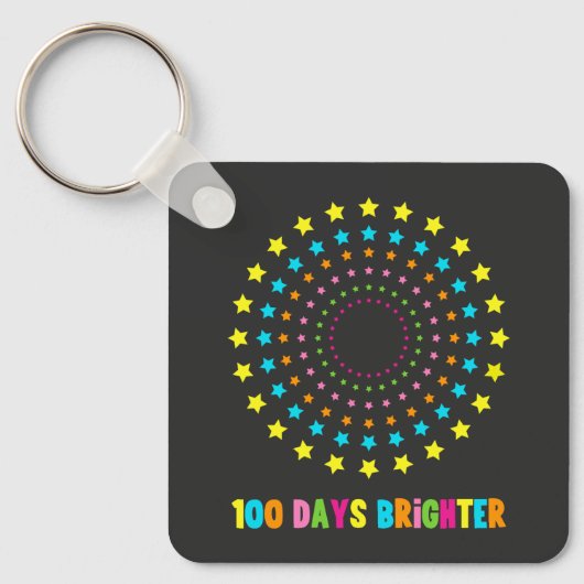 Porte-clés 100 Jours Plus Brighton 100E Jour D'École (Recto)