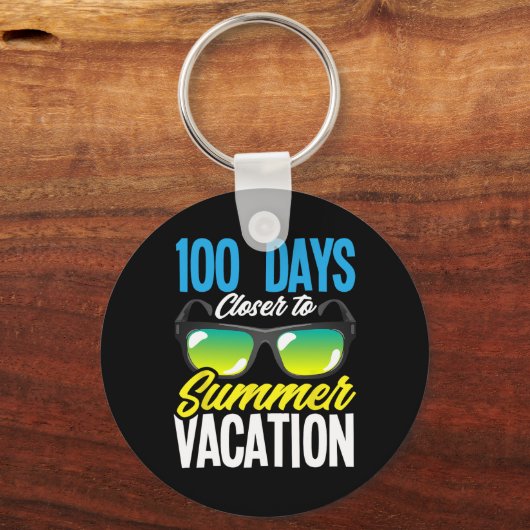 Porte-clés 100 Jours Plus Près De L'Étudiant En Vacances D'Ét (Recto)