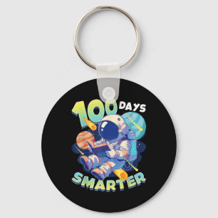 Porte-clés 100 Jours Smarter Astronaut Space 100e Jour De