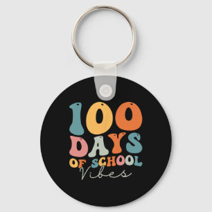 Porte-clés 100 Jours super De Vibes Scolaires Enseignant Fill