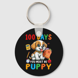 Porte-clés 100 jours tu dois être chiot 100 jours de l'école