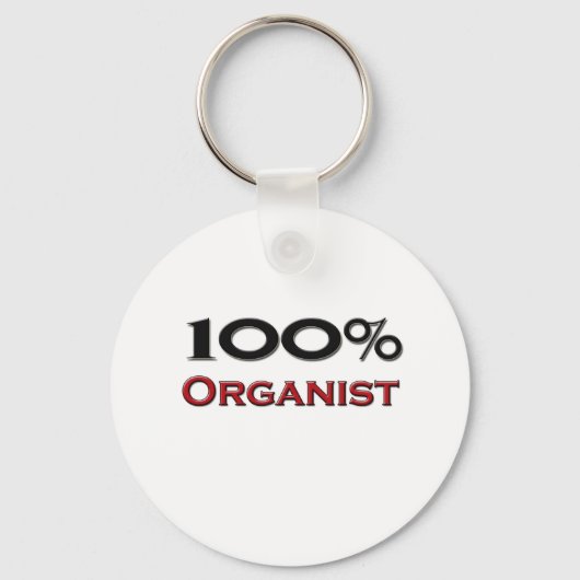 Porte-clés 100% Organiste (Recto)