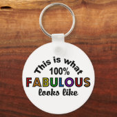 Porte-clés 100% porte - clé fabuleux (Recto)