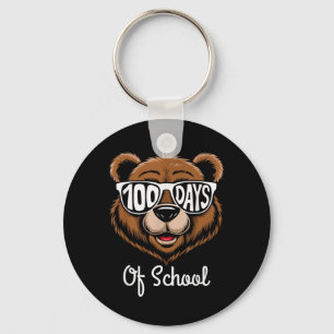 Porte-clés 100e Jour De Cool D'École Ours 100 Jours Plus Inte