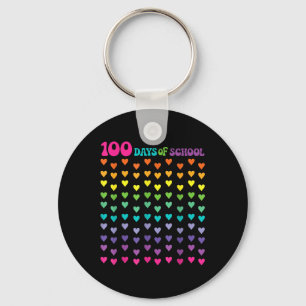 Porte-clés 100e Jour De L'École Enseignant Enfants 100 Jours
