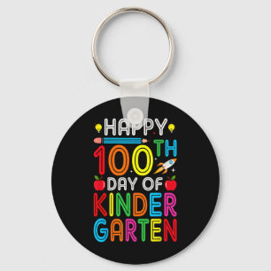 Porte-clés 100E Jour De Maternelle Enseignant Enfants 100 Jou