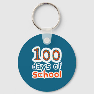 Porte-clés 100e Journée Sport Scolaire Basketball École 100