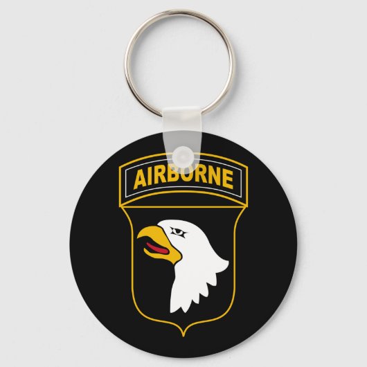 Porte-clés 101e division aéroportée Vétéran militaire (Recto)