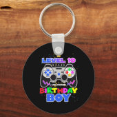 Porte-clés 10 Anniversaire déverrouillé Jeu vidéo garçon 10e (Recto)