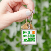 Porte-clés 10% irlandais (main)
