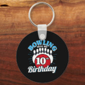 Porte-clés 10e anniversaire Bowling Thème Bowling Into Annive (Recto)