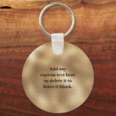 Porte-clés 10e anniversaire d'affaires commémoratif or (Verso)