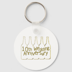 Porte-clés 10e anniversaire du mariage ht