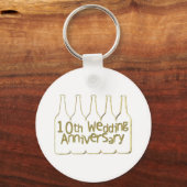Porte-clés 10e anniversaire du mariage ht (Recto)
