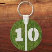 Porte-clés 10ème Cadeau d'anniversaire (Recto)