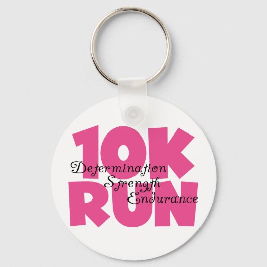 Porte-clés 10K Run Sport Rose (Recto)