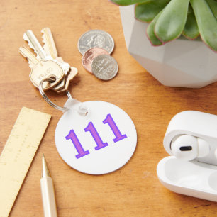 Porte-clés 111 Nombre Angélique Bénédictions