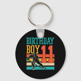Porte-clés 11 ans de hockey sur glace Thème 11ème anniversair