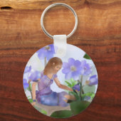 Porte-clés 11 avec fleur de foie (Recto)