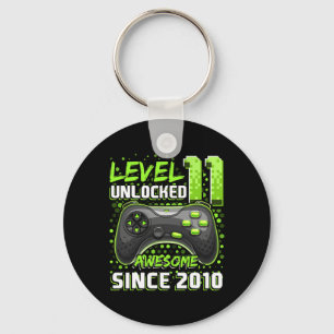 Porte-clés 11 Déverrouillé Awesome 2010 jeu vidéo 11e anniver