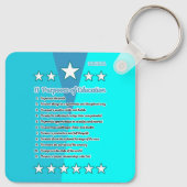 Porte-clés 11 Objet de l'éducation (Dos)