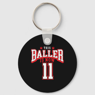 Porte-clés 11e anniversaire Bysketbyll Lover 11 ans Anniversa