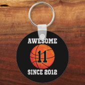 Porte-clés 11e anniversaire Bysketbyll Lover 11 ans Vieux Vin (Recto)