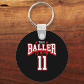 Porte-clés 11e anniversaire de basketball Lover 11 ans Annive (Recto)